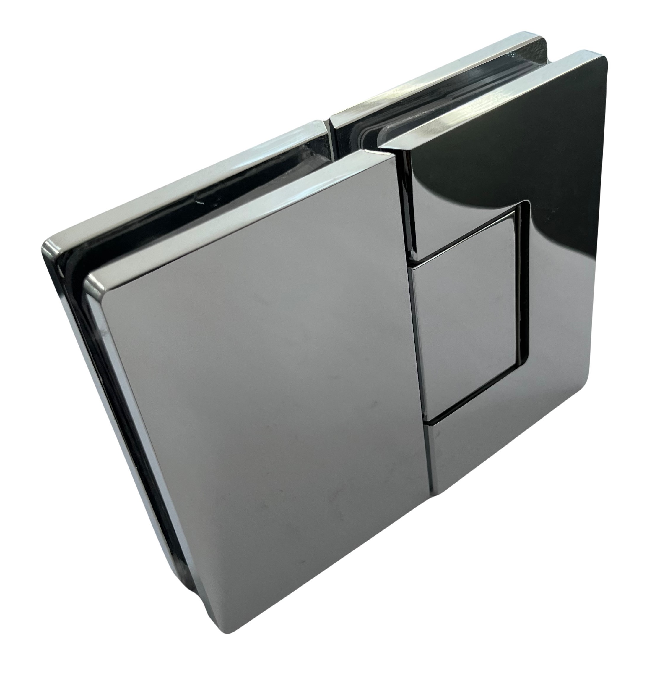 Polished Chrome Glass to Glass Hinge