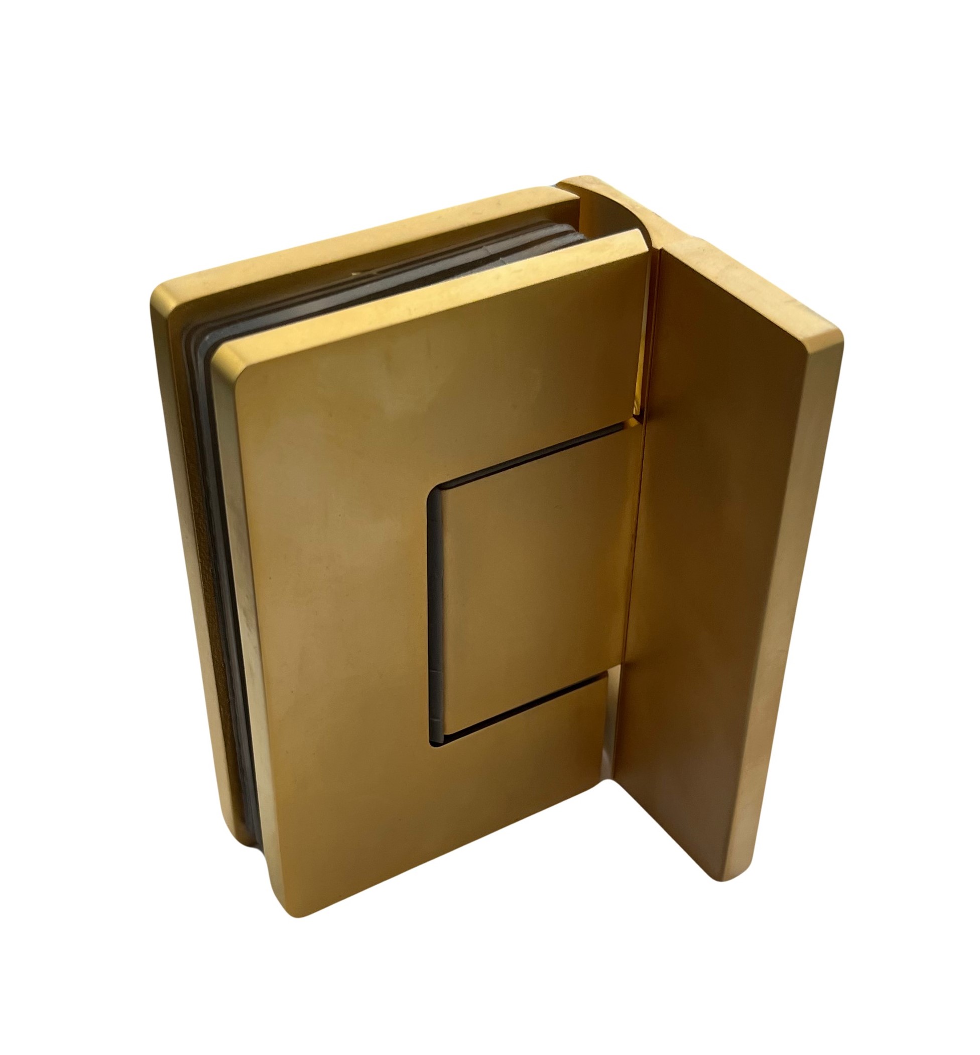 Matte Brass Shower Hinge